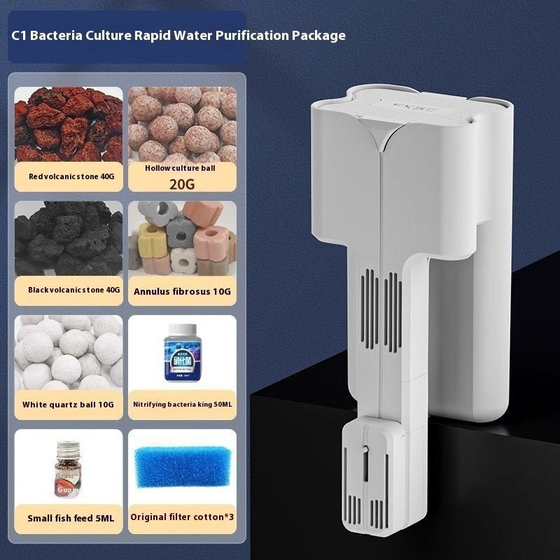 Crazy Water Plants Fish Tank Filter External Filter VAT Three-in-one Waterfall Wall-mounted Filter System - Image 9