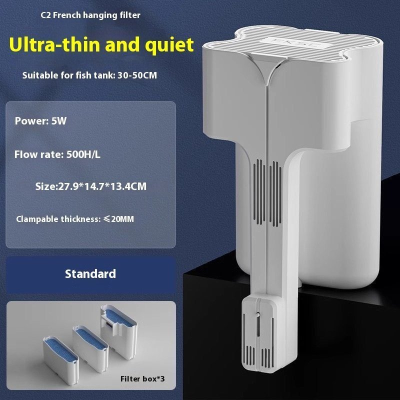 Crazy Water Plants Fish Tank Filter External Filter VAT Three-in-one Waterfall Wall-mounted Filter System - Image 10