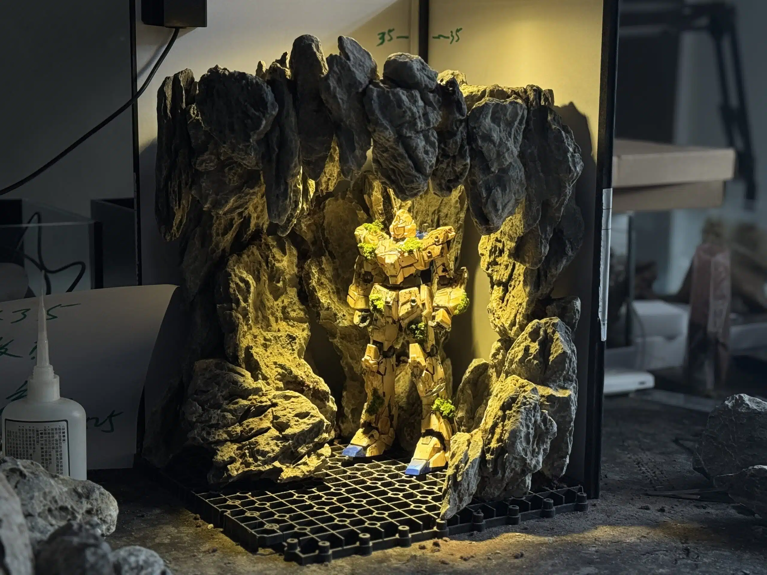 Aquarium Rock Scenery Design