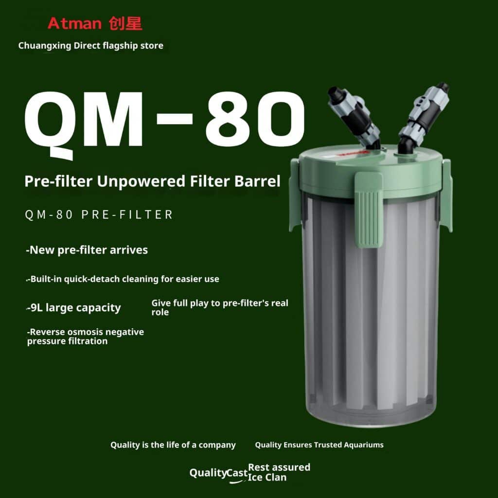 Unpowered Aquarium External Canister Pre-Filter