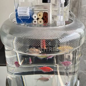 Aquarium with Drain Valve for Mineral Water Barrels