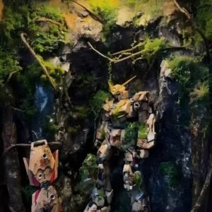 Custom Aquarium Figurines Gundam