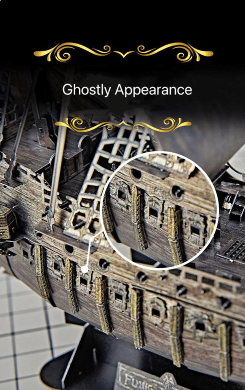 Pirates of the Caribbean DIY aquarium ship