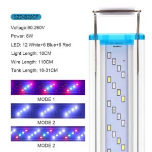 Full Spectrum Aquarium LED Light-8W
