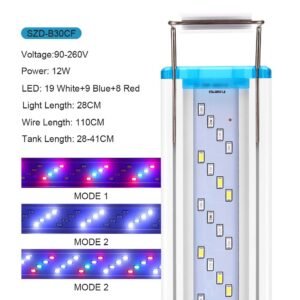 Full Spectrum Aquarium LED Light-12W