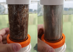 3-second clean aquarium pre-filter