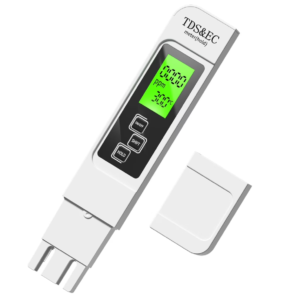 Digital 3-in-1 TDS meter for aquarium water testing