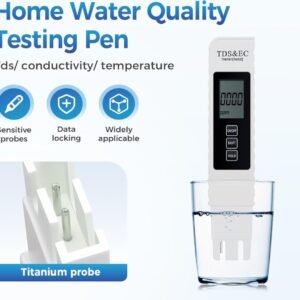 Packaging of the 3-in-1 TDS meter for aquarium