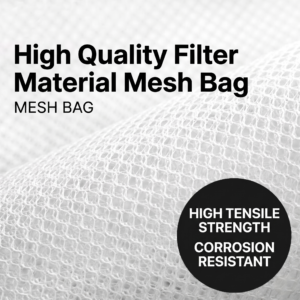 High tensile strength fine mesh texture of aquarium filter bag