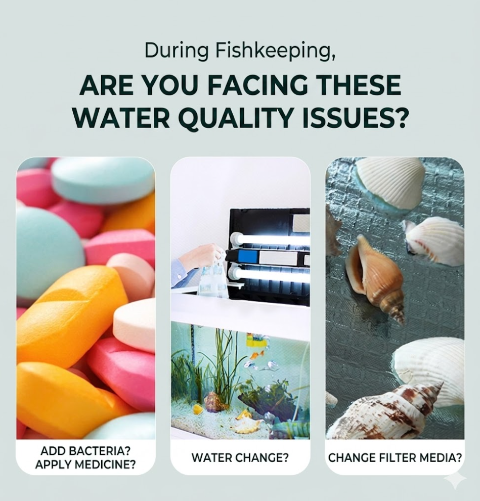 Prevent sick fish and cloudy water with accurate aquarium water testing kit