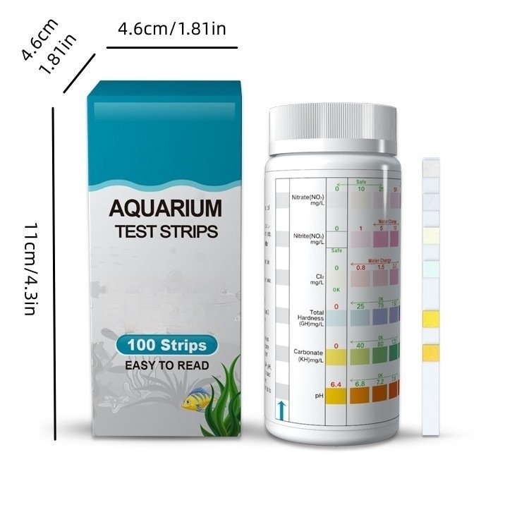aquarium 6 in 1 test strips