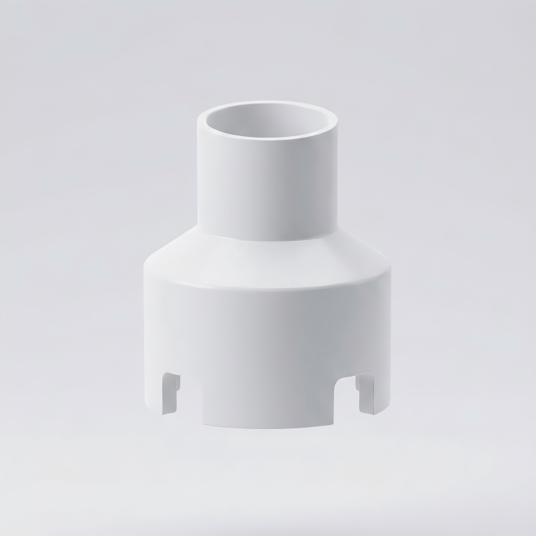 White 20-40mm wide mouth aquarium intake nozzle PVC