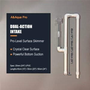 A&Aqua Pro 20mm UPVC aquarium plumbing set