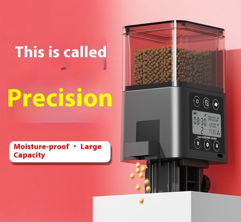 Automatic fish tank feeder to prevent overfeeding and stop fish food waste