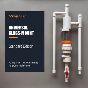 A&Aqua Pro magnetic fish toilet pre filter - Universal Glass-Mount edition