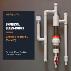 A&Aqua Pro 25mm Monster Edition Aquarium Pre-Filter with Surface Skimmer Dual-Action