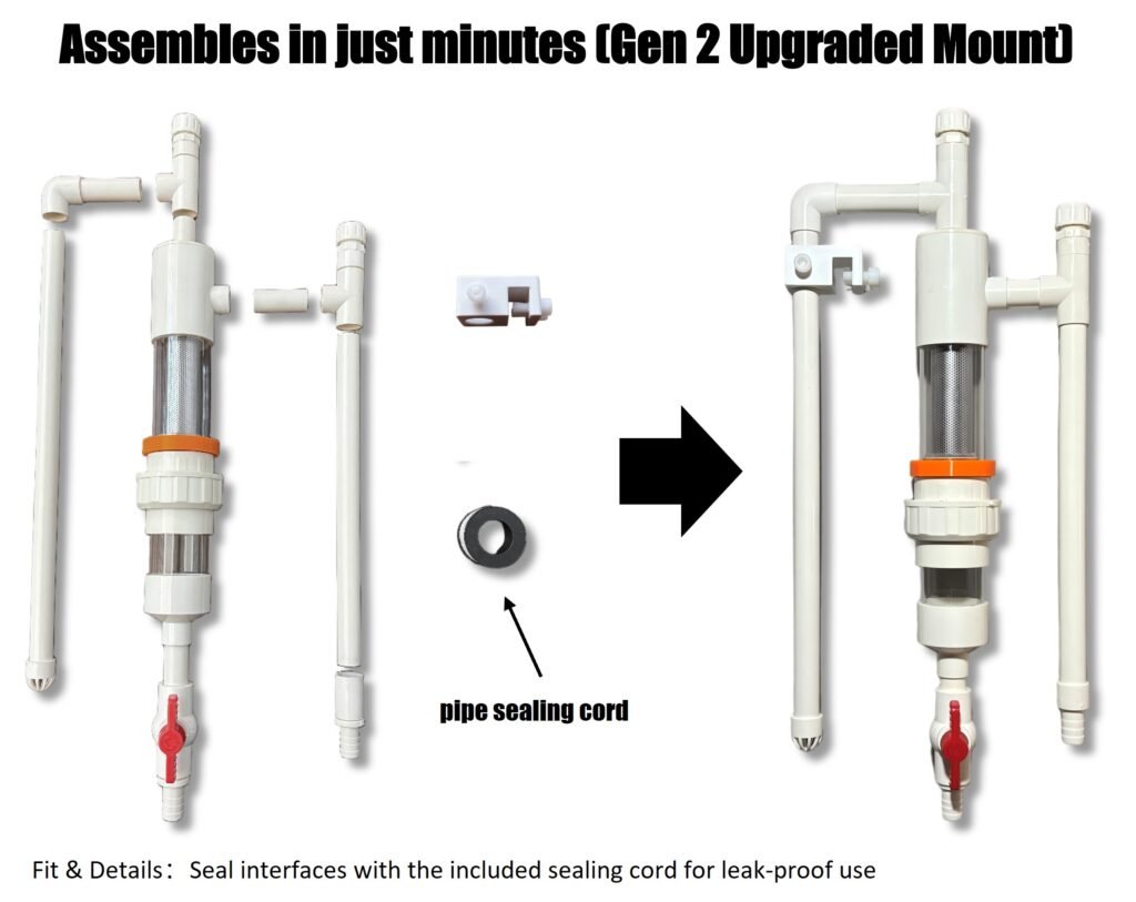 Installation step guide diagram